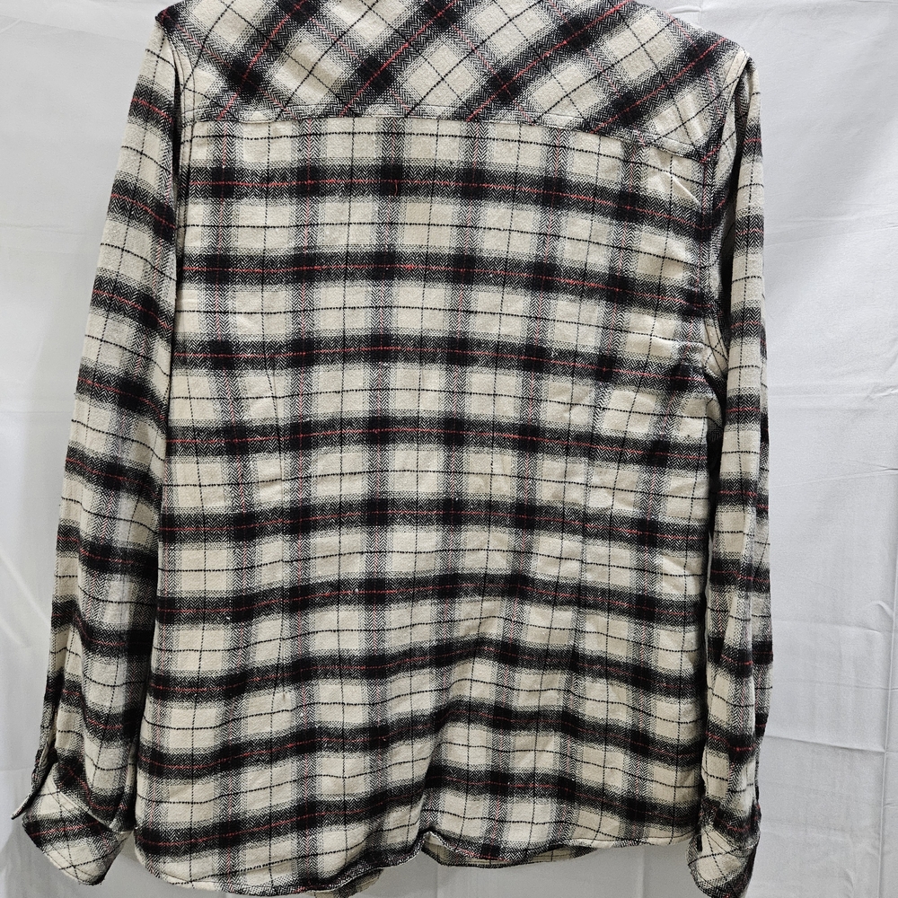 Plaid Button-Up Shirt - Picture 2 of 4